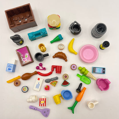 LEGO Food / Kitchen Bundle, Mixed Pieces (40 Pieces)