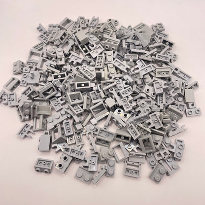 LEGO   SNOT and Plate 1x2, Light Bluish Grey, Approx. 125g