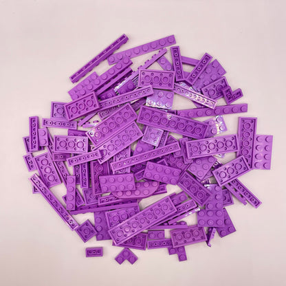 LEGO Plates, Medium Lavender, Approx. 100g