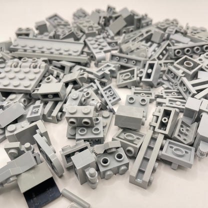 LEGO Mixed SNOT, Light Bluish Grey, Approx. 130g