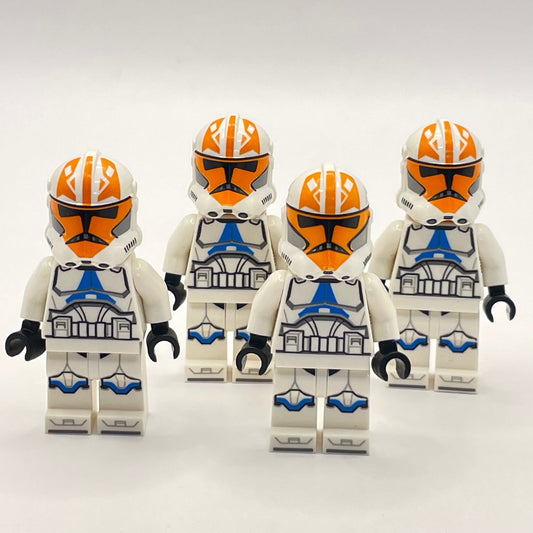 LEGO Clone Trooper 501st Legion, 332nd Company, (Phase 2), Star Wars, Minifigure (sw1278) (Pack of 4)