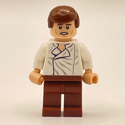 LEGO Han Solo, White Shirt, Star Wars, Minifigure (sw0612)