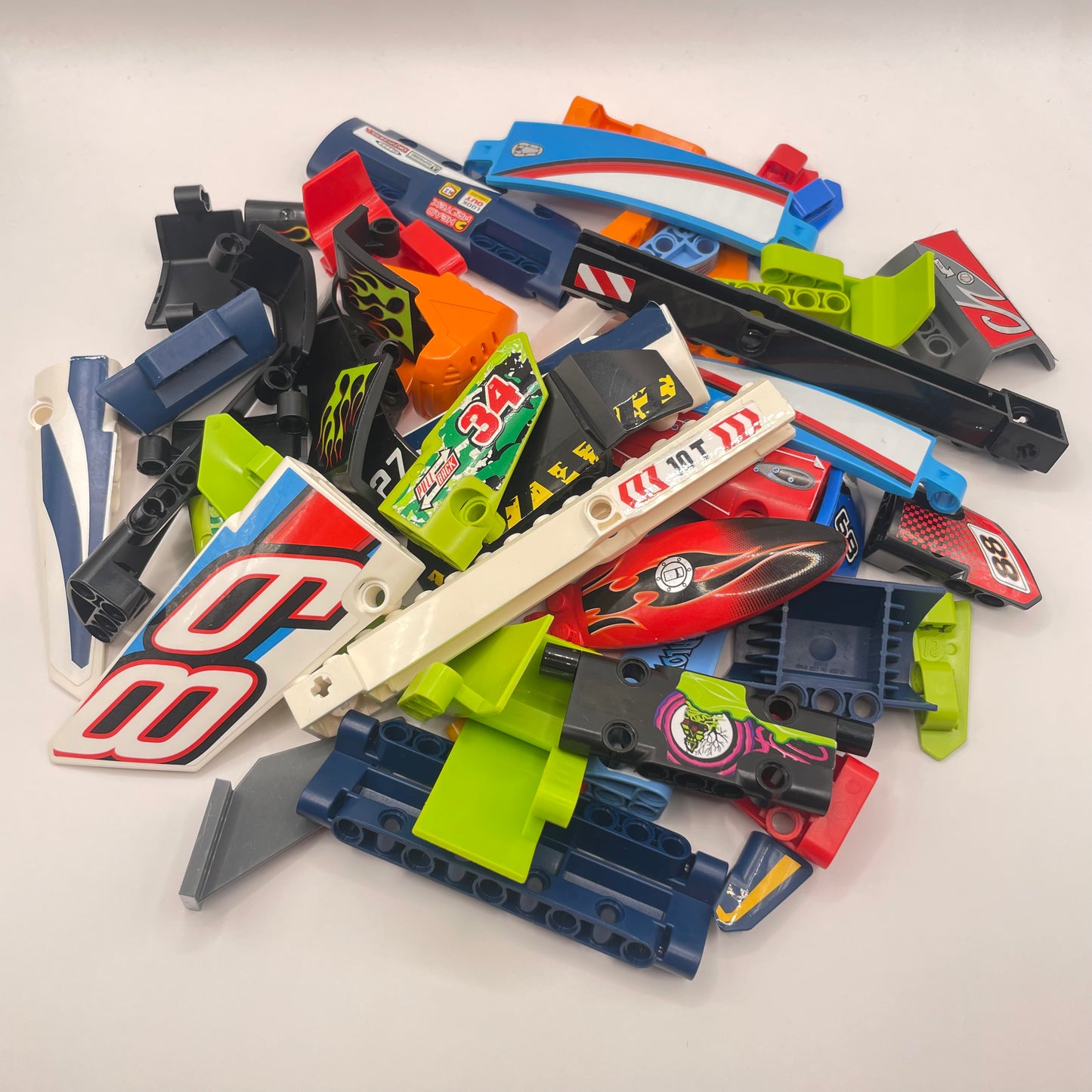 LEGO Technic With Stickers, Mixed Vehicle Pieces, Approx.180g