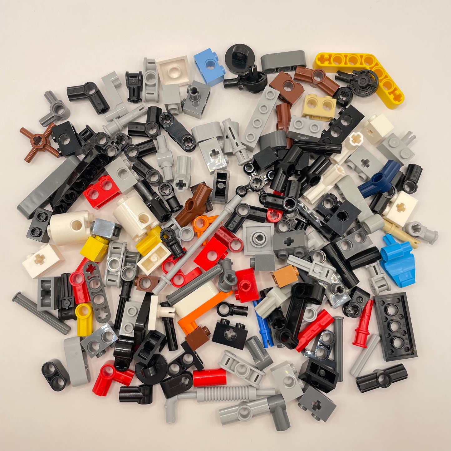 LEGO Small Technic Bricks and Pieces, Mixed Colours, Approx. 100g