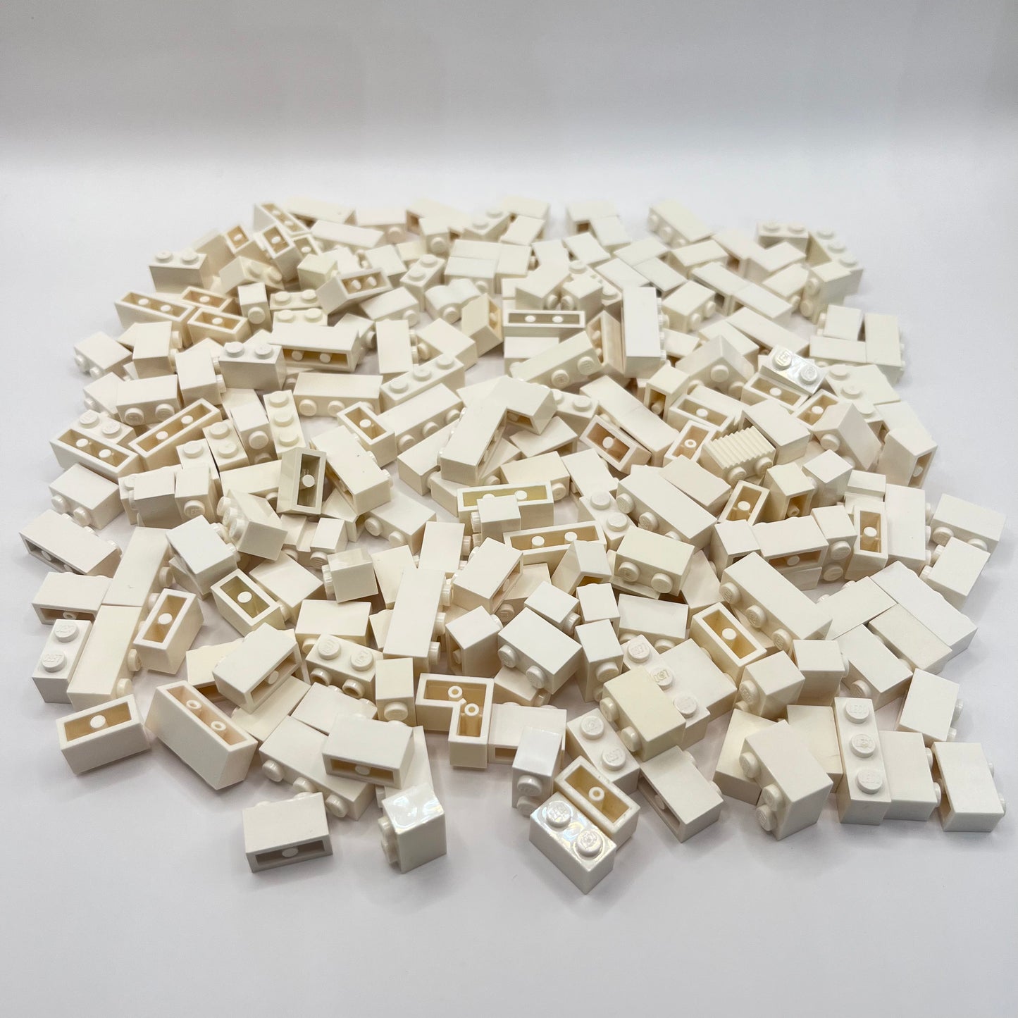 LEGO Small, Bricks, White, Approx. 215g
