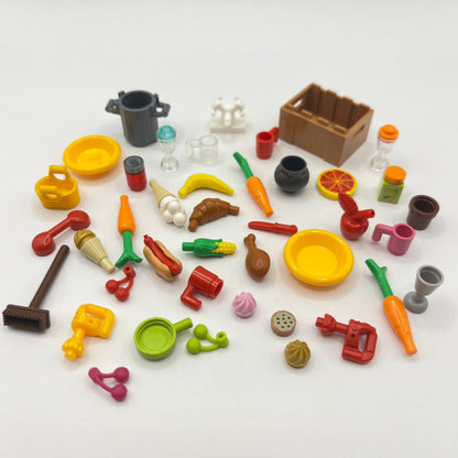 LEGO Food / Kitchen Bundle, Mixed Pieces (40 Pieces)