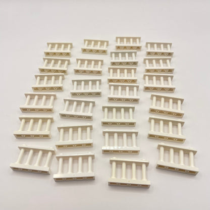 LEGO White Fences, Gates, 25 Pieces (30055)