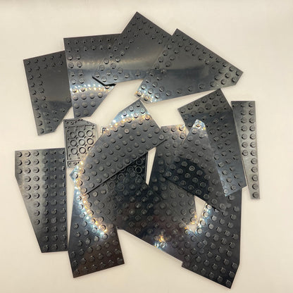 LEGO Wings and Plates, Black, Approx. 100g