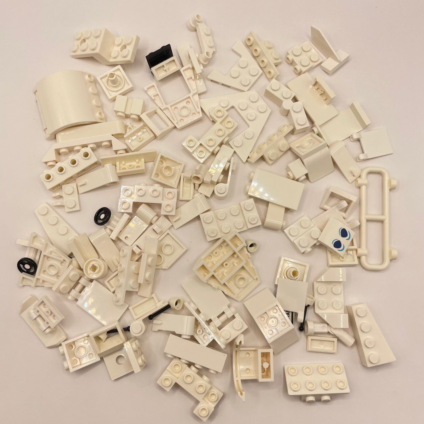 LEGO SNOT and Technic, White, Approx. 80g