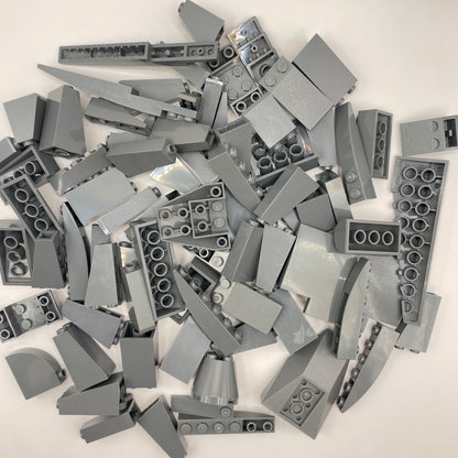 LEGO Slopes, Large, Dark Bluish Grey, Approx. 150g