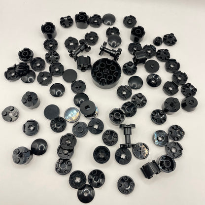 LEGO Round, Black, Approx. 40g
