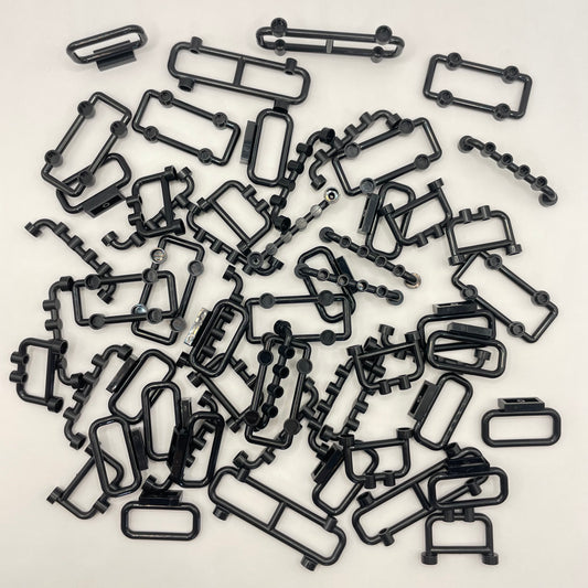 LEGO Black, Fences, Building, Approx. 50g