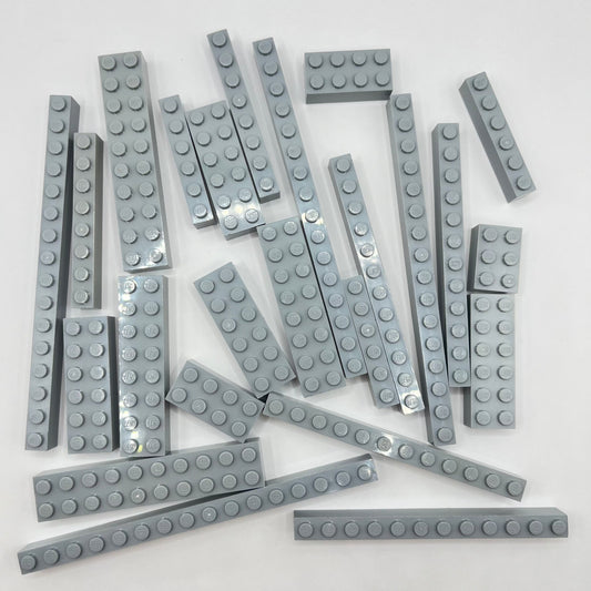 LEGO Light Bluish Grey, Large Bricks, Approx. 100g