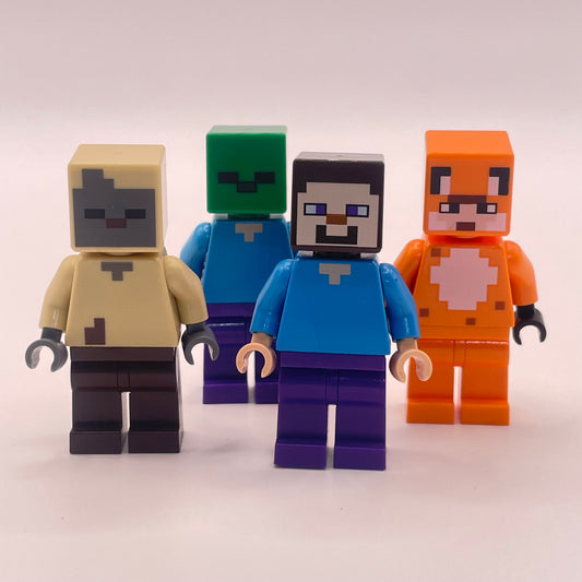 LEGO Play Pack, Minecraft, Minifigure (4 Pack)