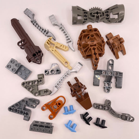 LEGO Bionicle, Connections, Odd Shapes, Mixed Colours, 20 Pieces