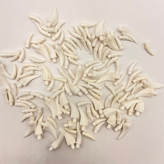 LEGO Horns and Spikes, White, 120 Pieces