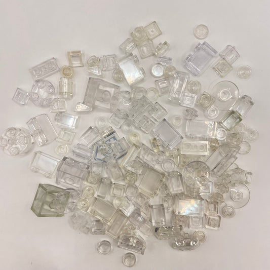 LEGO Transparent Clear, Mixed Pieces, Approx. 40g