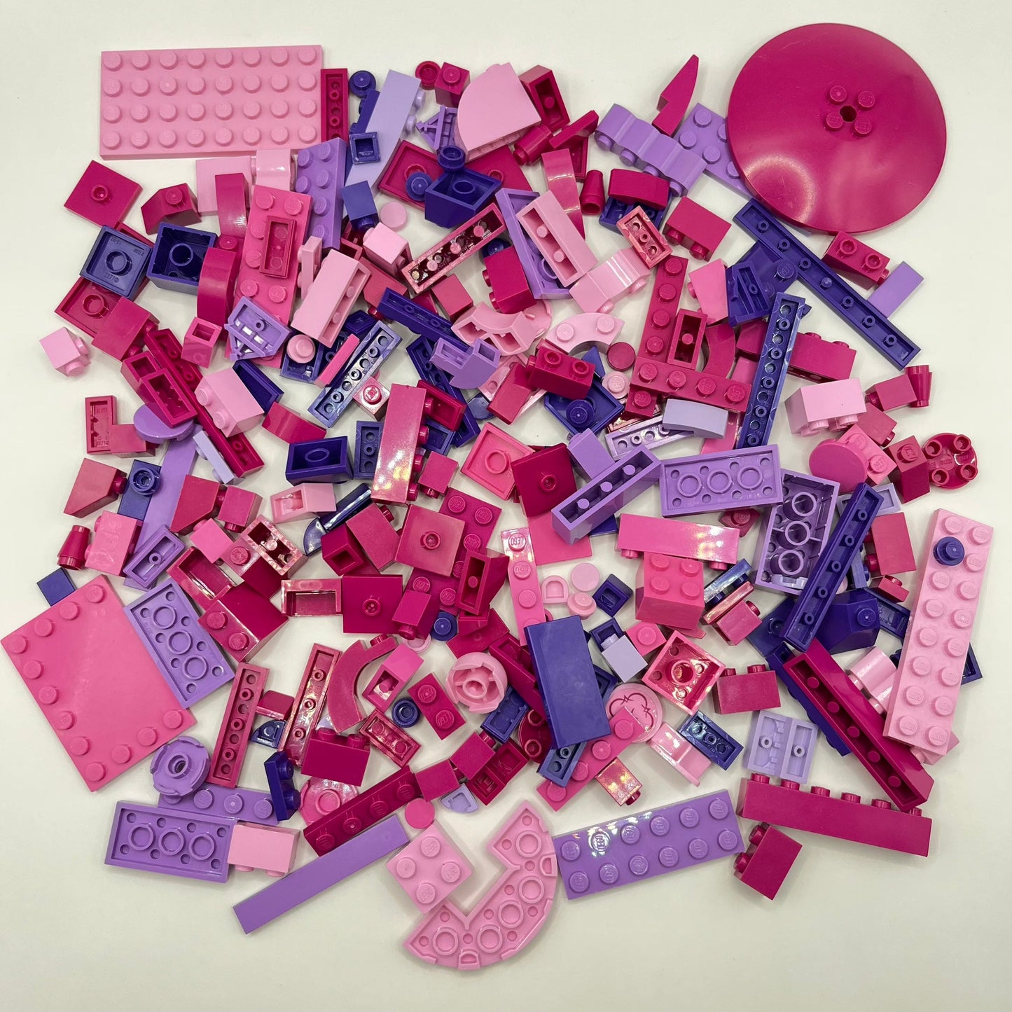 LEGO Pink and Purple, Mixed Bricks, Approx. 160g