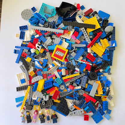 LEGO Fun Pack, Mixed Bag, Approx. 750g includes 6 Minifigures/Minidolls