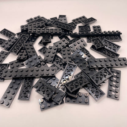 LEGO Mixed, 2x Plates, Black, Approx. 90g