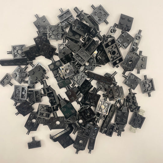 LEGO Axle Vehicle Pieces, Black, Approx. 70g
