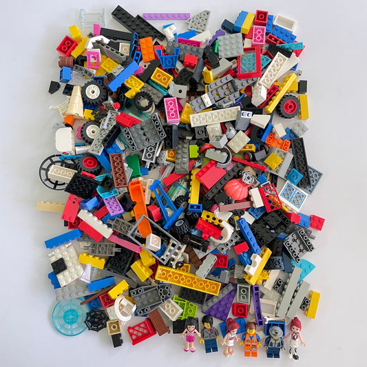 LEGO Fun Pack, Mixed Bag, Approx. 750g includes 6 Minifigures/Minidolls