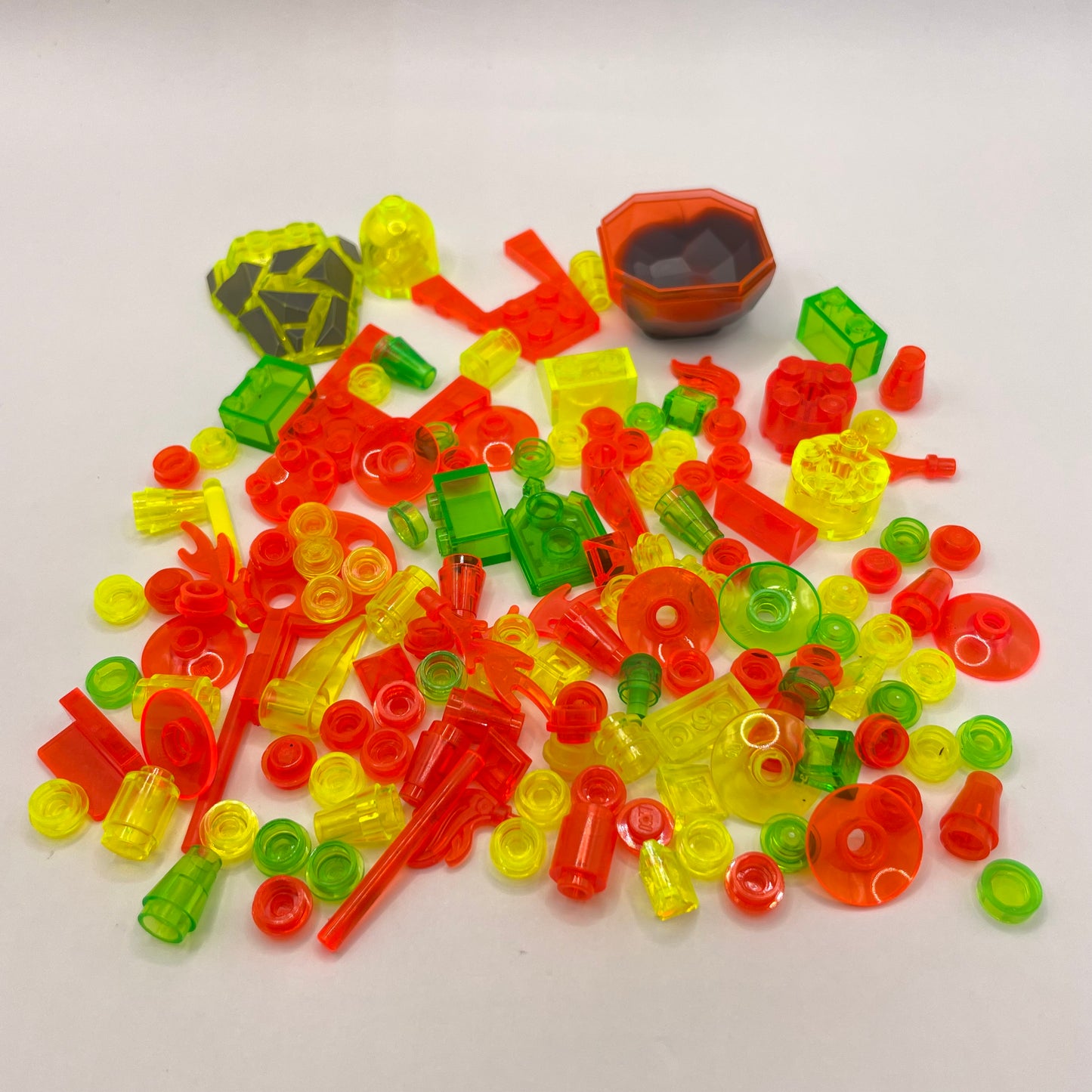 LEGO Transparent Mixed Neon, Approx. 40g