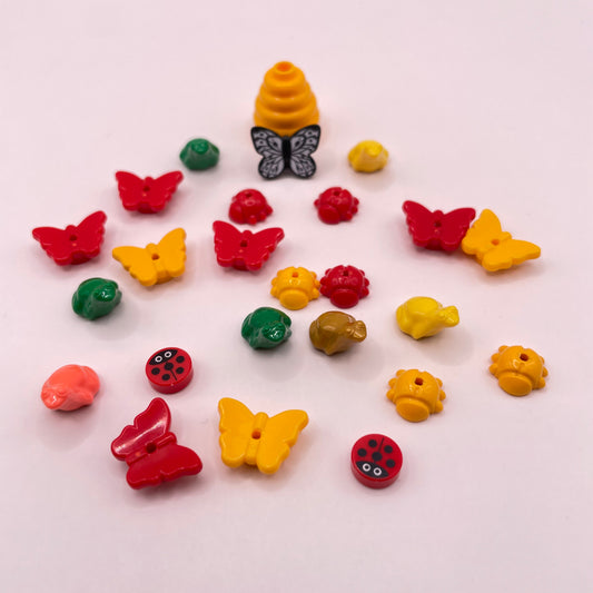 LEGO Frogs, Bugs, Butterflies, Mixed Colours, 25 Pieces