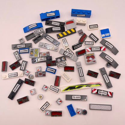 LEGO Prints and Stickers, vehicle, Approx. 30g