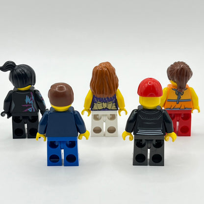 LEGO City Figures, Male and Female, Set of 5