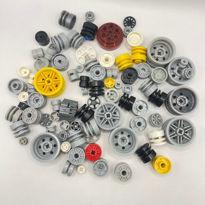 LEGO Wheels Hubs, Mixed Colours, Approx. 110g