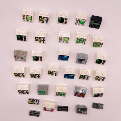 LEGO Computer, Airplane Screens, Prints and Stickers, 30 Pieces