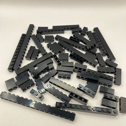 LEGO Black, 1x Bricks, Approx. 110g