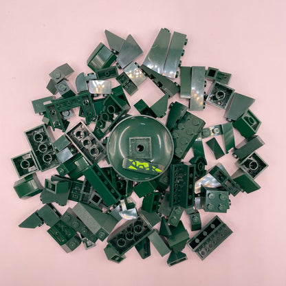 LEGO Bricks and Slopes, Dark Green, Approx. 95g