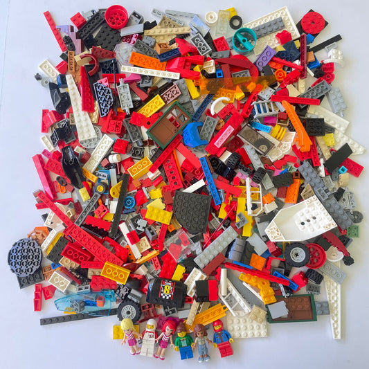 LEGO Fun Pack, Mixed Bag, Approx. 750g includes 6 Minifigures/Minidolls