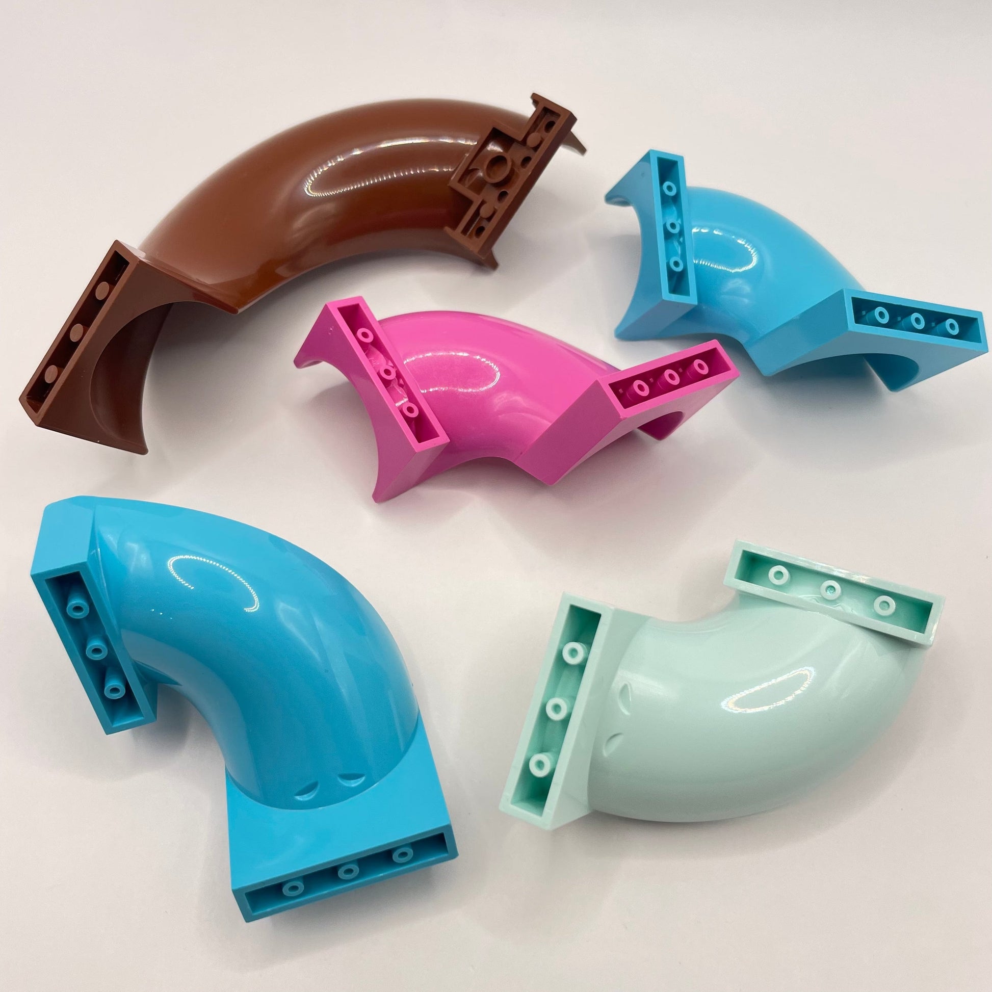 Lego Rmr Slide LEGO Mixed Colours, Slides, 5 Pieces – Brick Cycle