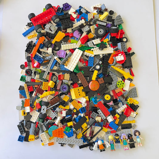 LEGO Fun Pack, Mixed Bag, Approx. 750g includes 6 Minifigures/Minidolls