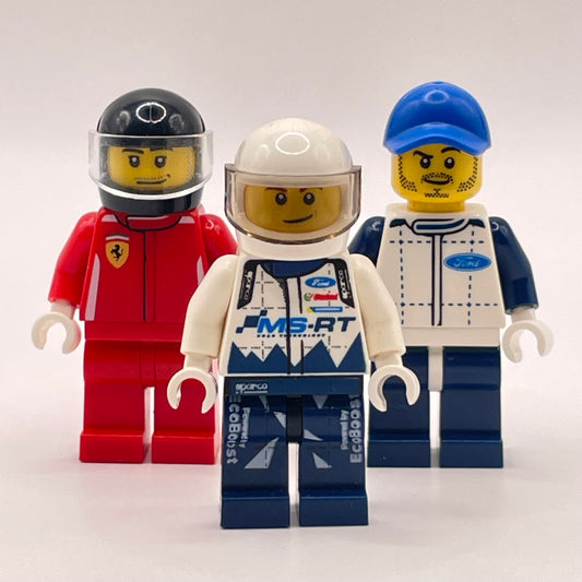 LEGO Race Car Drivers, City, Minifigures (Pack of 3)