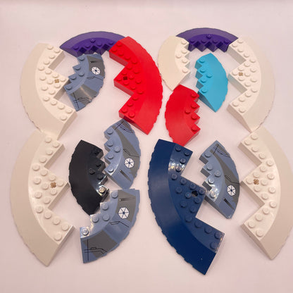 LEGO , Slopes, Curved/ Mixed Colours, Approx. 100g