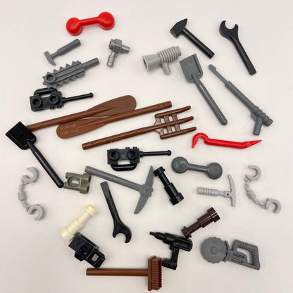 LEGO Mixed Tools, Minifigure Accessories, 26 Pieces