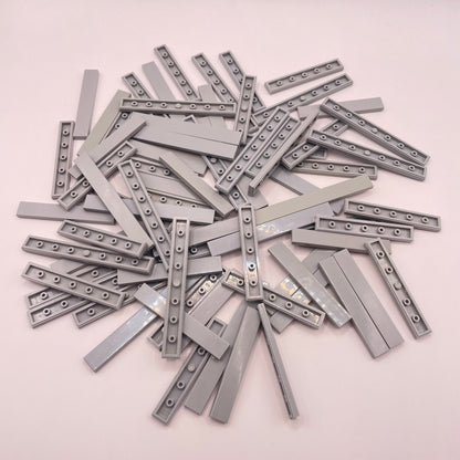 LEGO  Tiles 1x Wide Long, Light Bluish Grey, Approx. 65g