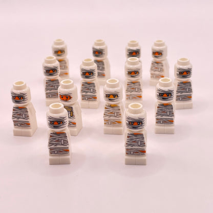 LEGO Mummy and King Ramses, Microfigures, White, (16 Pack)