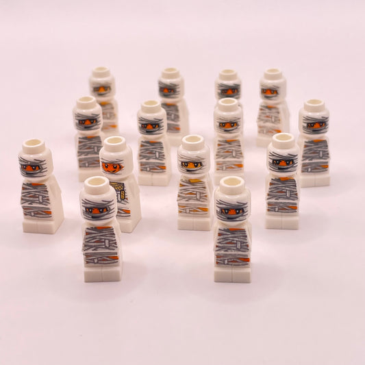 LEGO Mummy and King Ramses, Microfigures, White, (16 Pack)