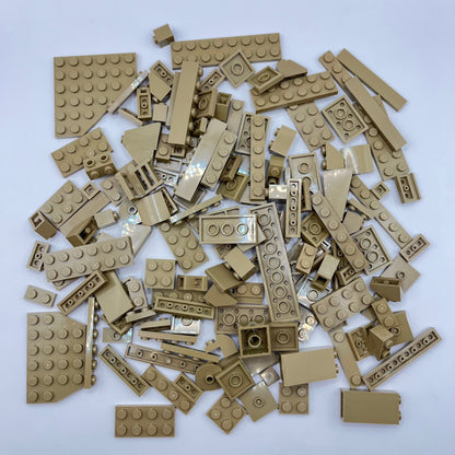 LEGO Dark Tan, Mixed Bricks, Approx. 110g
