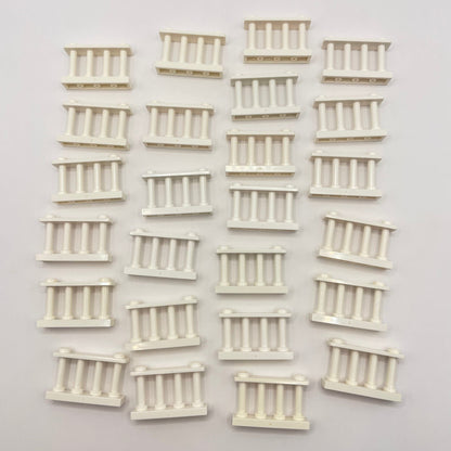 LEGO White Fences, Gates, 25 Pieces (30055)