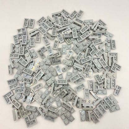 LEGO Tiny Plates, Light Bluish Grey, Approx. 70g Greebling