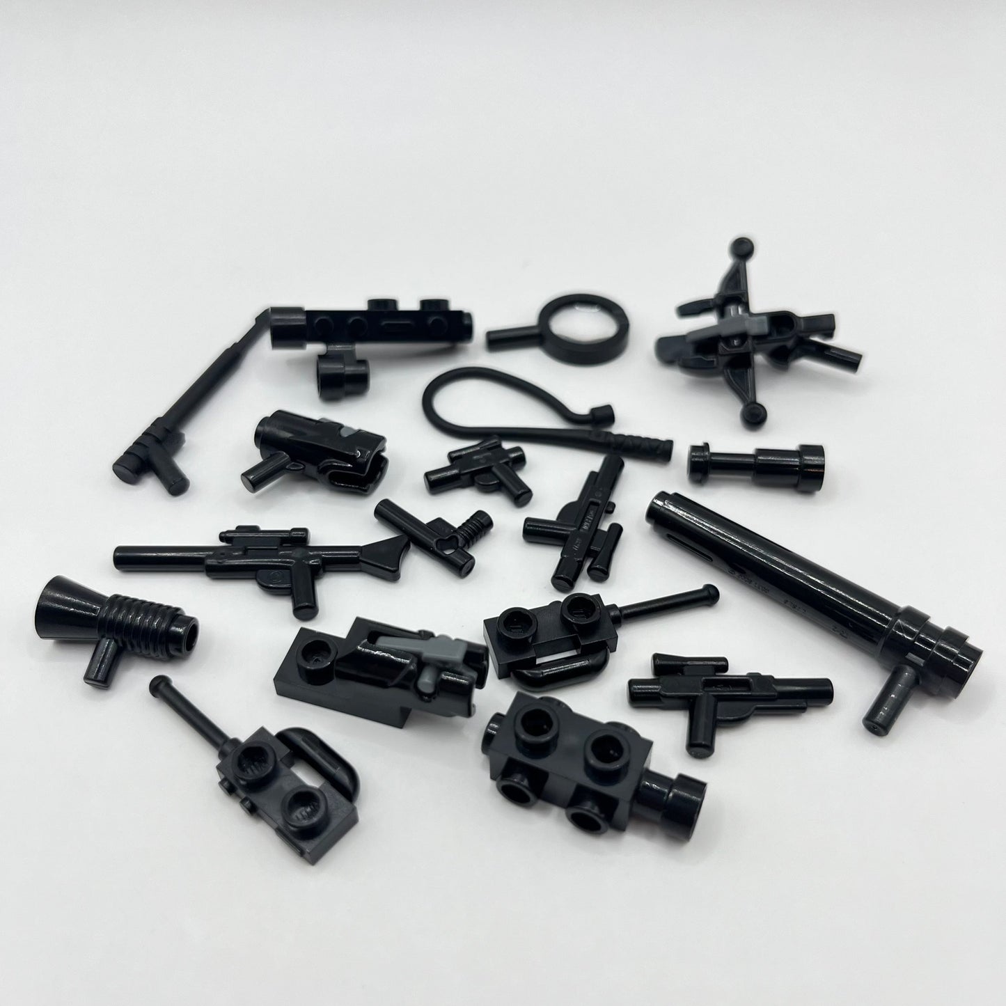 LEGO Black Mixed Minifigure Accessories, 18 Pieces