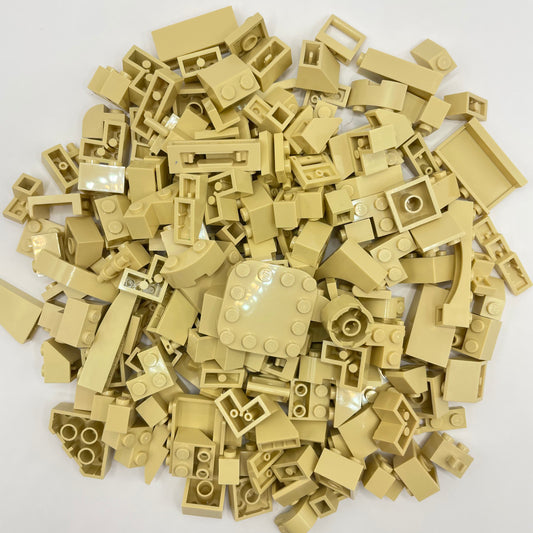 LEGO Mixed Pieces, Tan, Approx. 170g