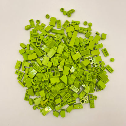LEGO Small Mixed Bricks, Lime, Approx. 100g