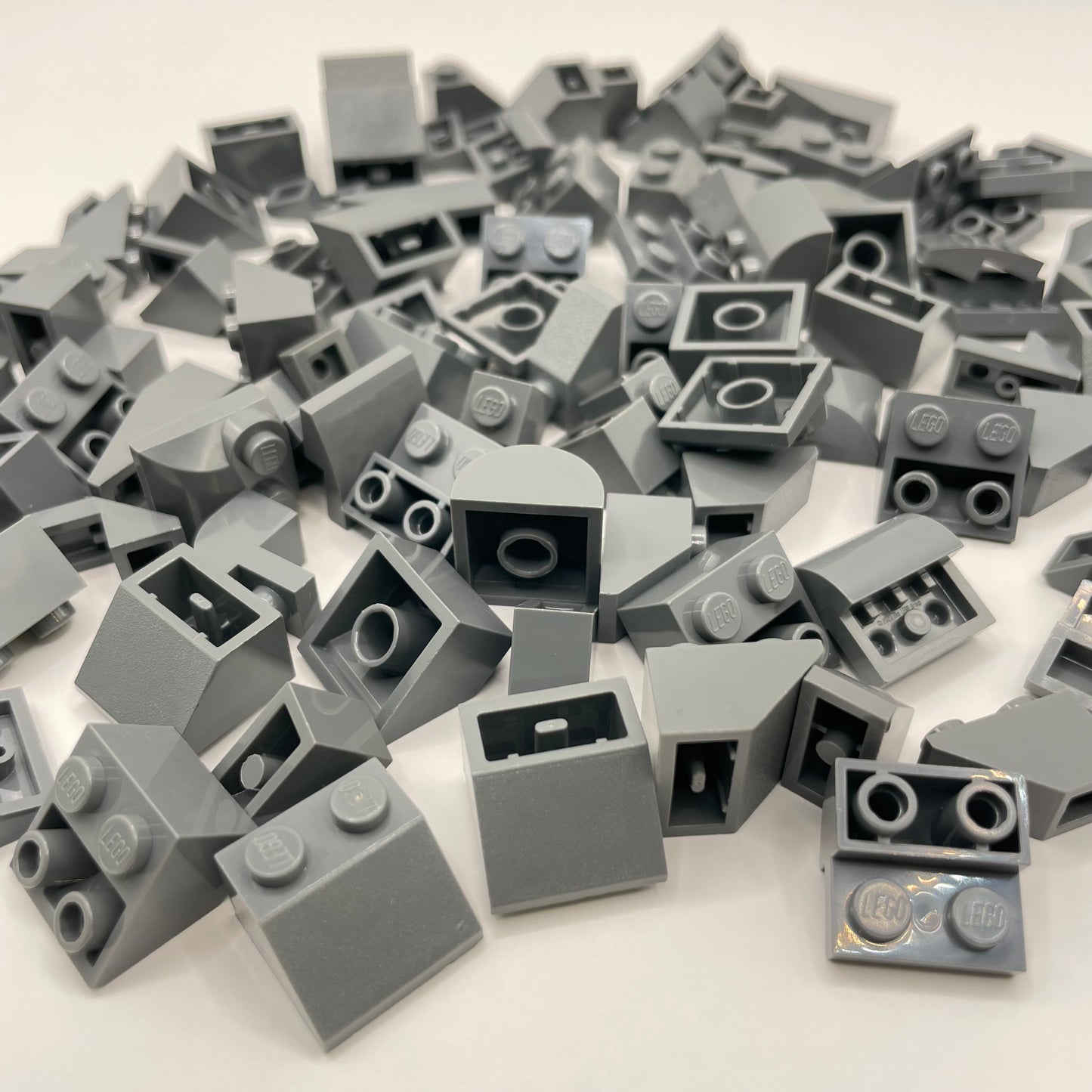 LEGO Slopes, Small, Dark Bluish Grey, Approx. 80g
